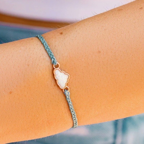 Brand New - PURA VIDA Opal Cloud Lavender Silver Bracelet - Picture 5 of 9